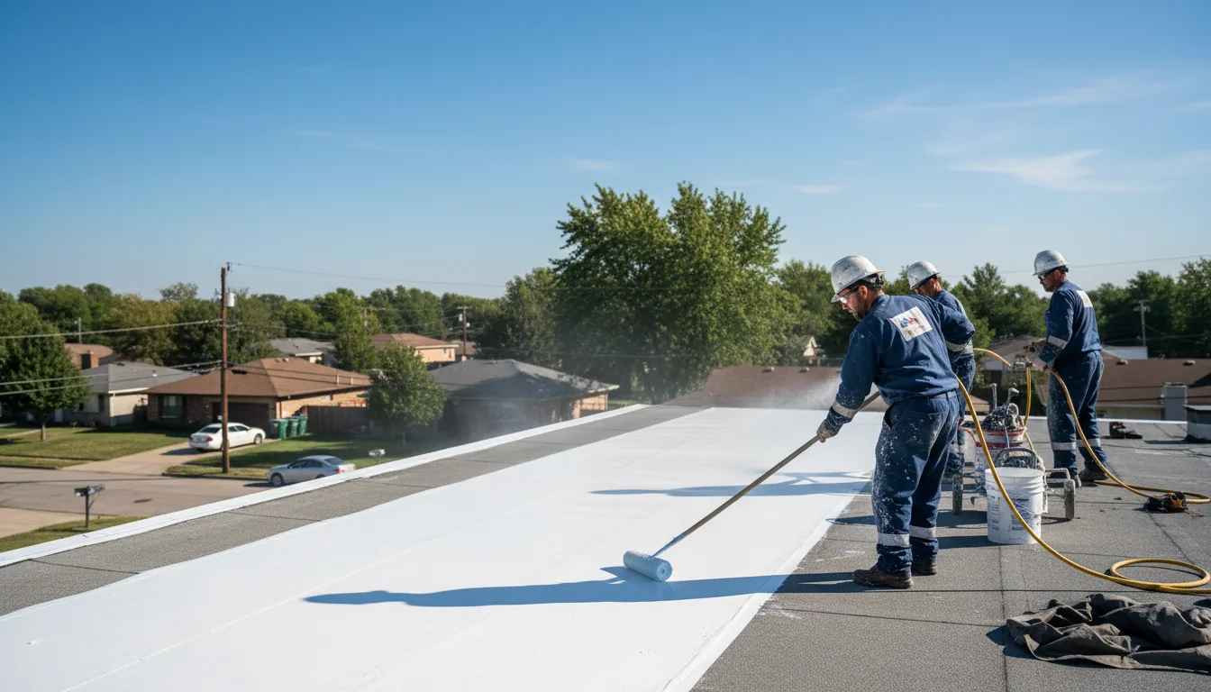 Commercial roof coating in Bolivar, PA near me